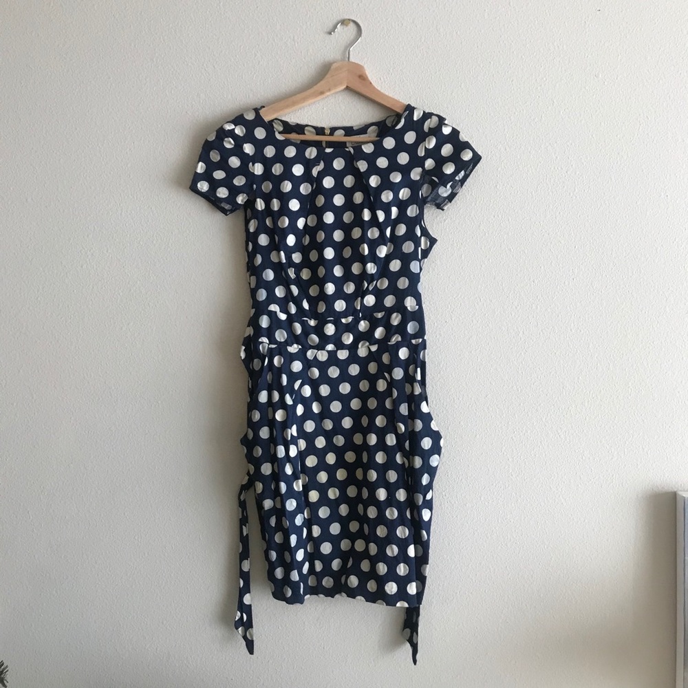 Closet Polkadot Dress with Pockets